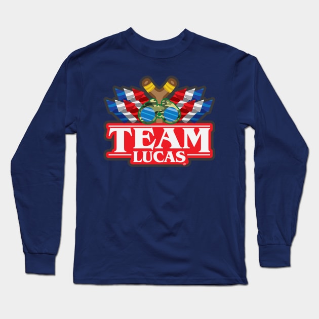 Stranger Teams: Lucas Long Sleeve T-Shirt by dhartist